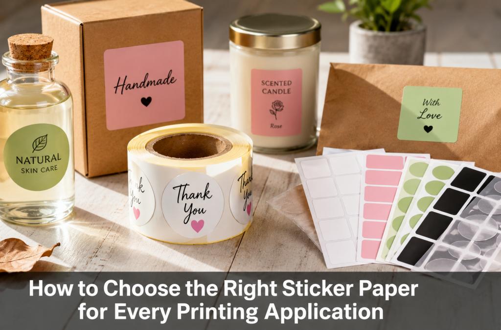 How to Choose the Right Sticker Paper for Every Printing Application How to Choose the Right Sticker Paper for Every Printing Application