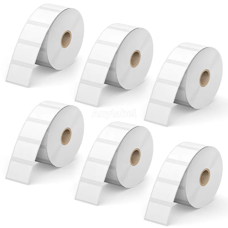 Zebra 1.5'' x 1'' Direct Thermal Shipping Labels