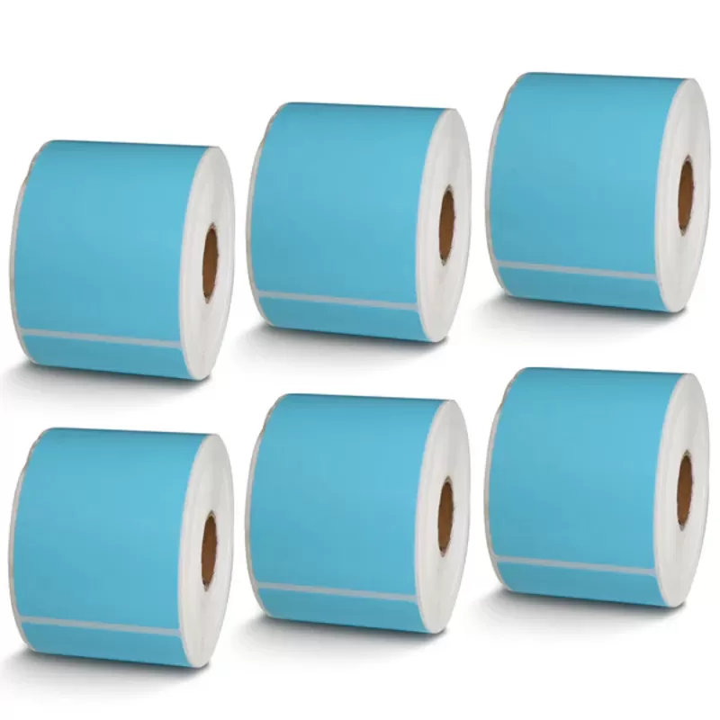 2.25''× 4'' Blue Direct Thermal Labels