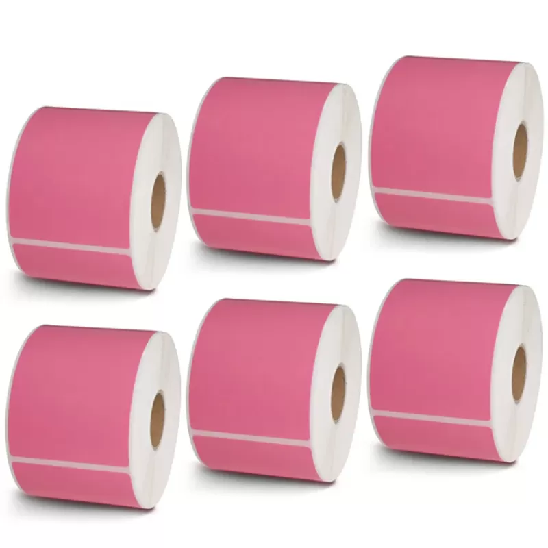 2.25''× 4'' Pink Direct Thermal Labels