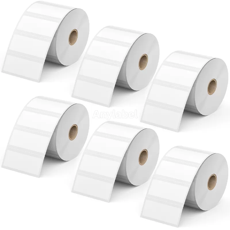 Zebra 2.625'' x 1'' Direct Thermal Shipping Labels