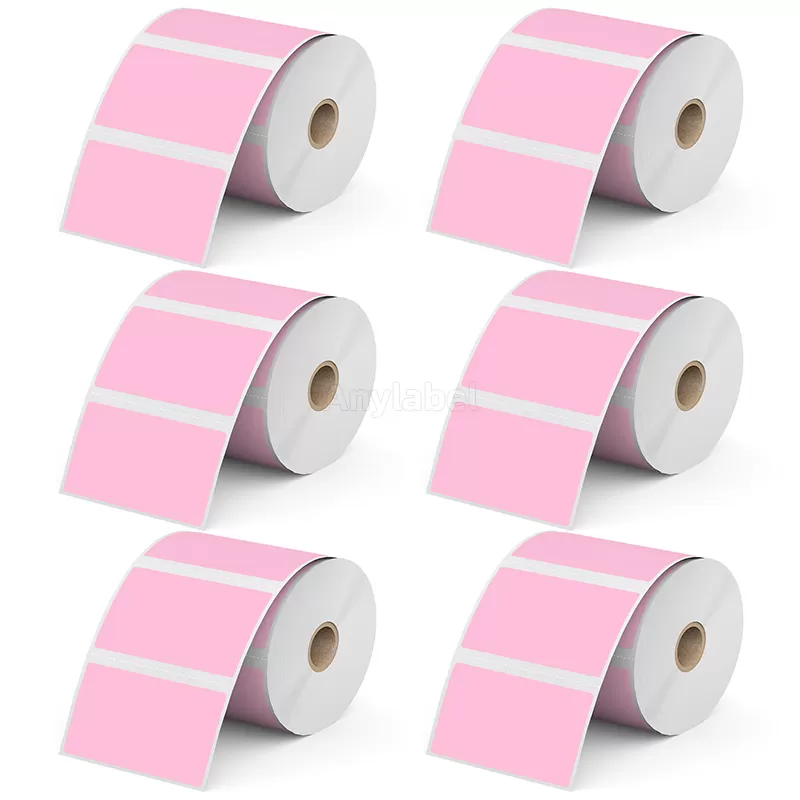 3''× 1.5'' Pink Direct Thermal Labels