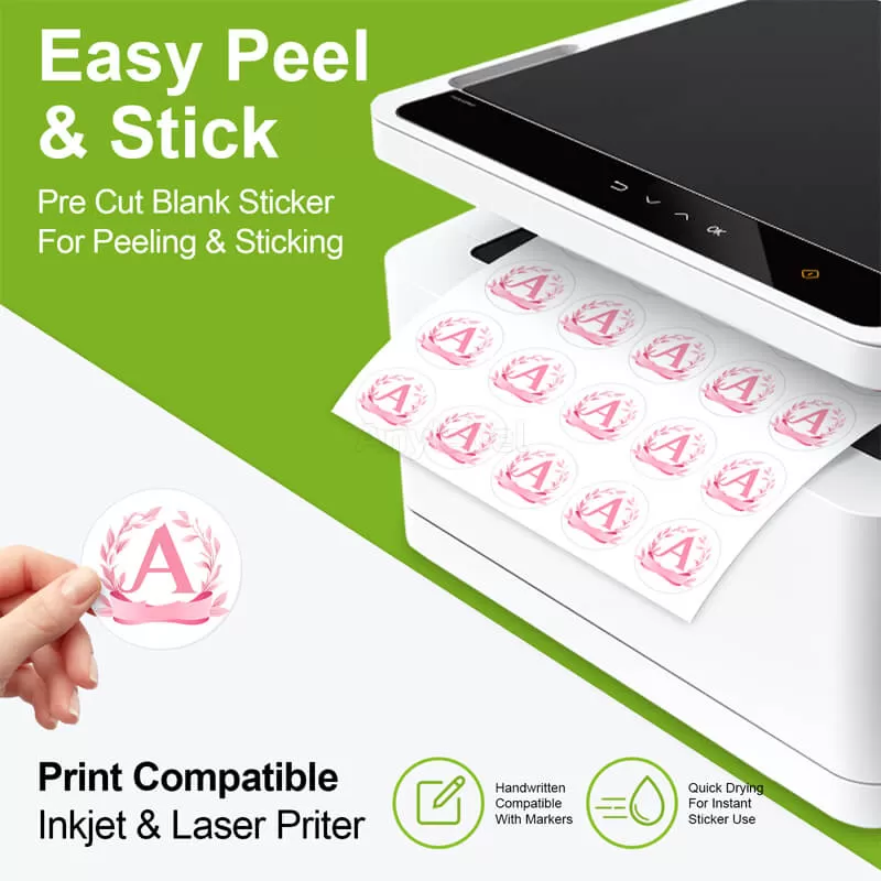 30up 15 round labels for laser inkjet printers manufacturer