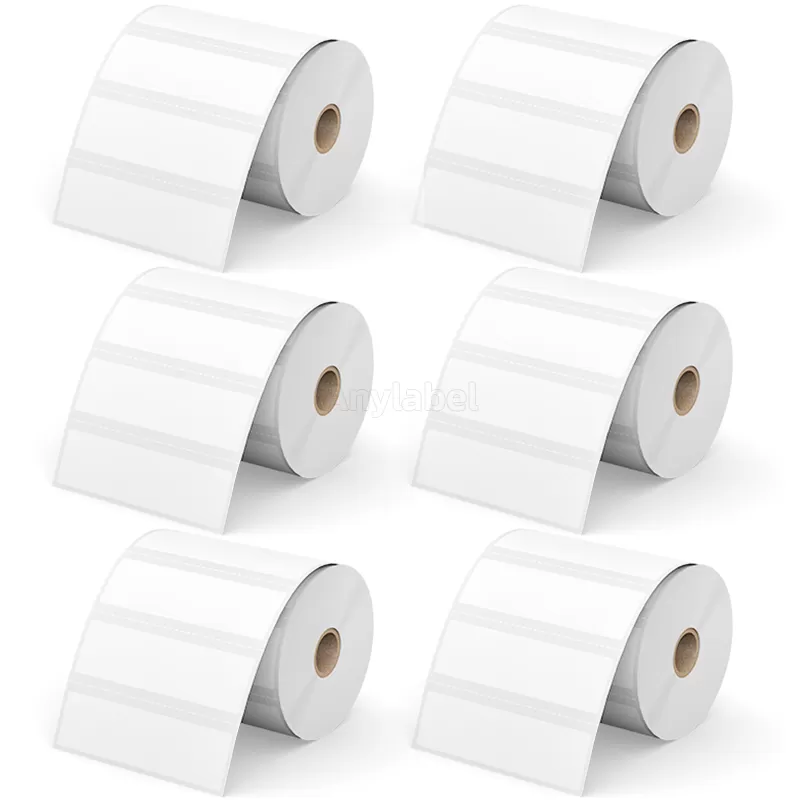 Zebra 4'' x 1'' Direct Thermal Shipping Labels