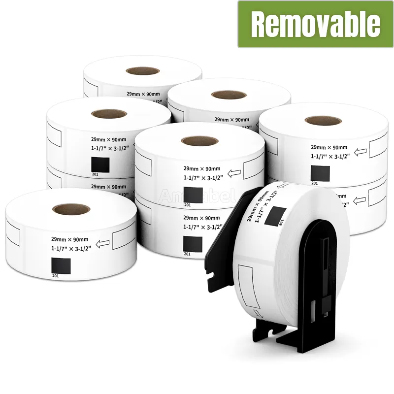 Brother DK-1201 Removable Address Labels 1.1'' x 3.5''