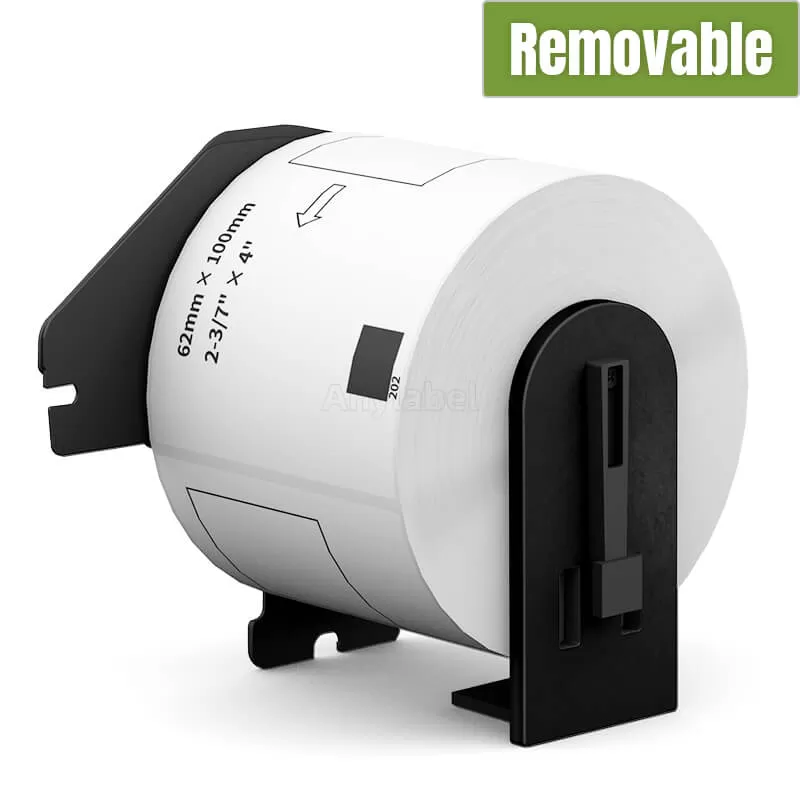 Brother DK-1202 Removable Shipping Labels 2.4'' x 3.9''