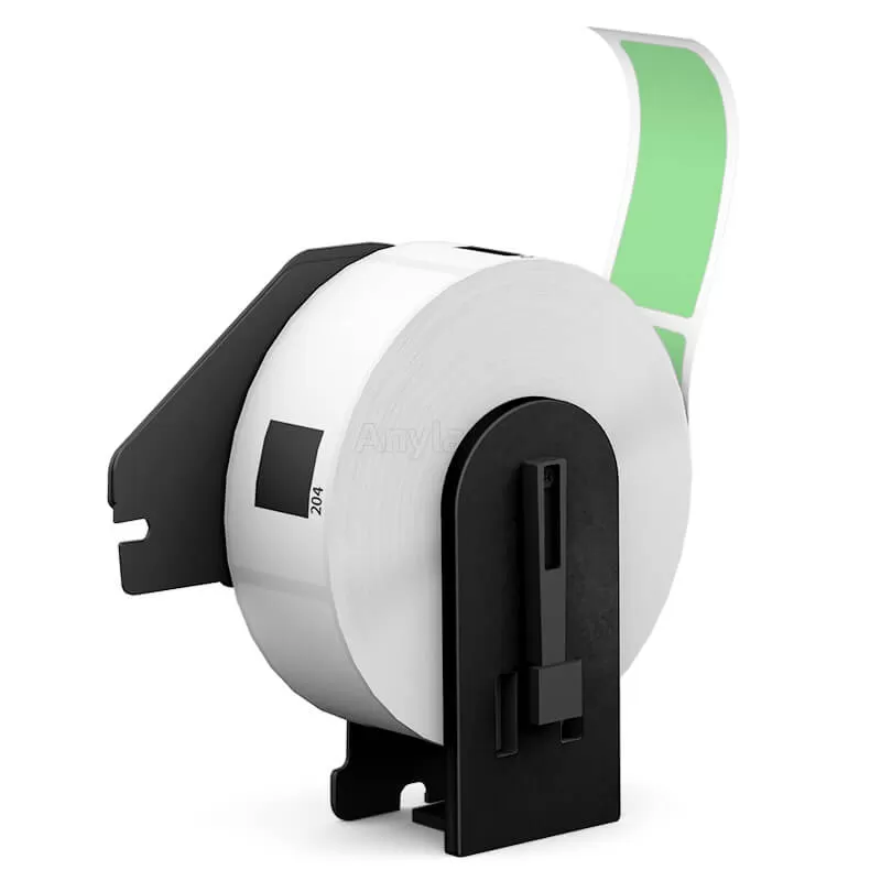 Brother DK-1204 Green Address Labels 0.66'' x 2.1''