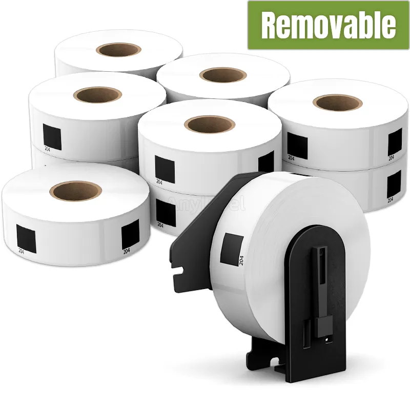 Brother DK-1204 Removable Address Labels 0.66'' x 2.1''