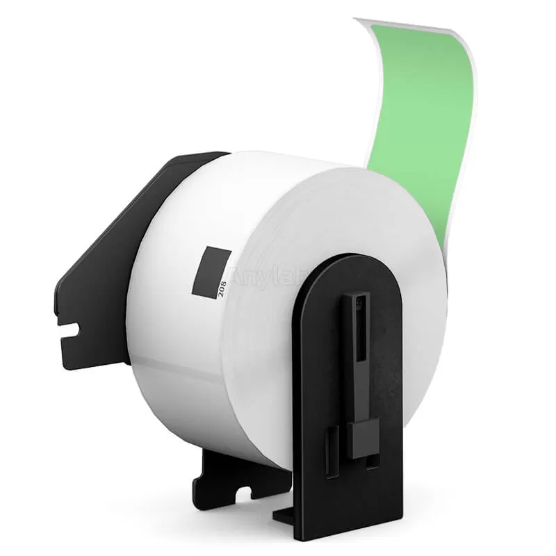 Brother DK-1208 Green Address Labels 1.4'' x 3.5''