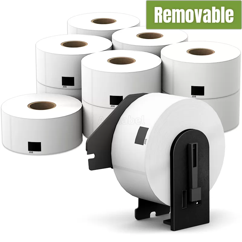 Brother DK-1208 Removable Address Labels 1.4'' x 3.5''