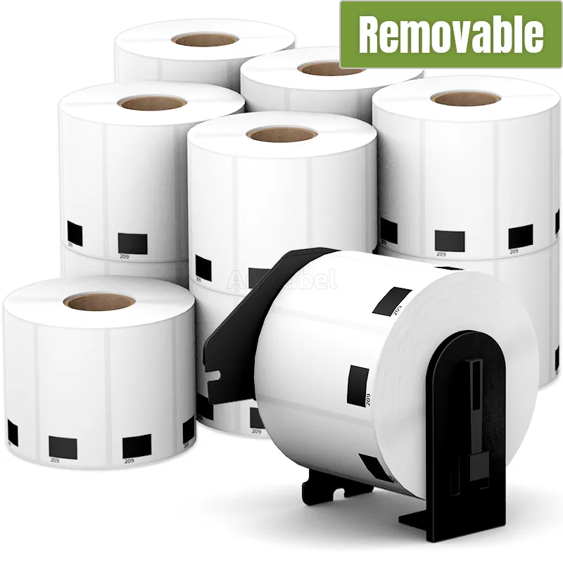 Brother DK-1209 Removable Barcode Labels 2.4'' x 1.1''