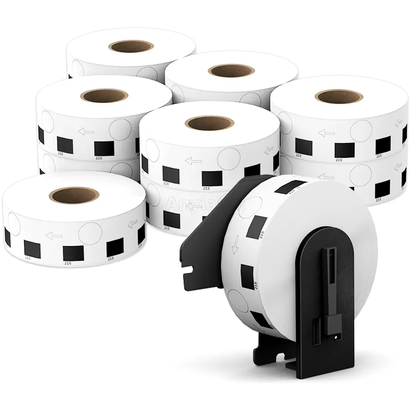 Brother DK-1218 Round Labels 0.94'' In Diameter