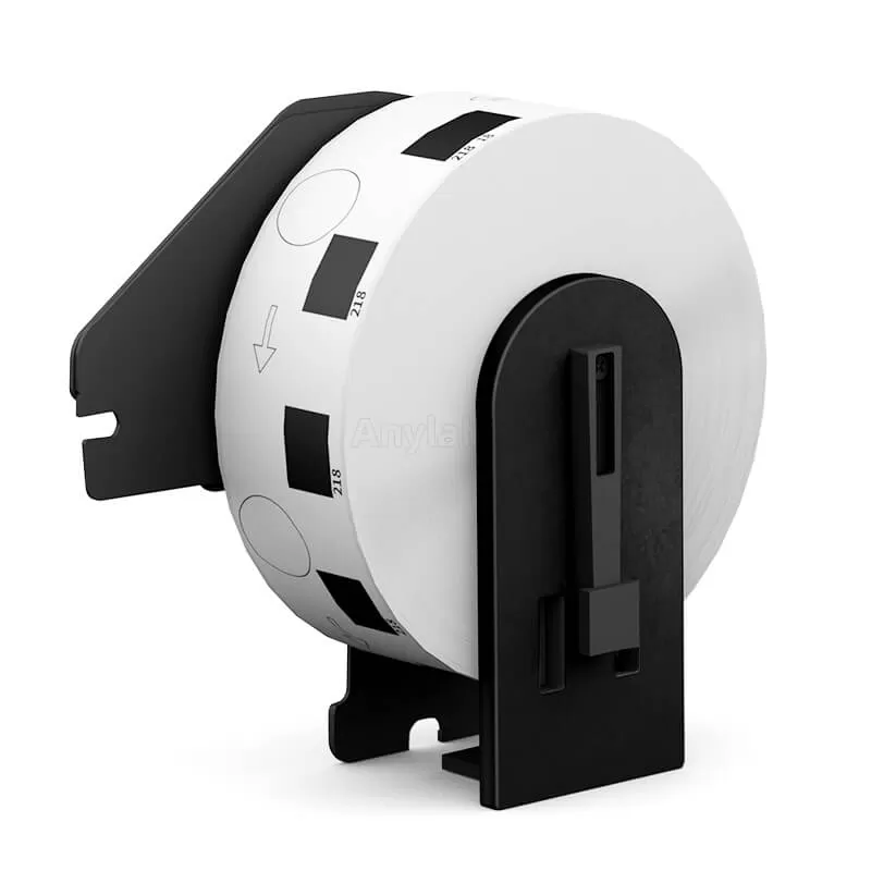 Brother DK-1218 Round Labels 0.94'' In Diameter