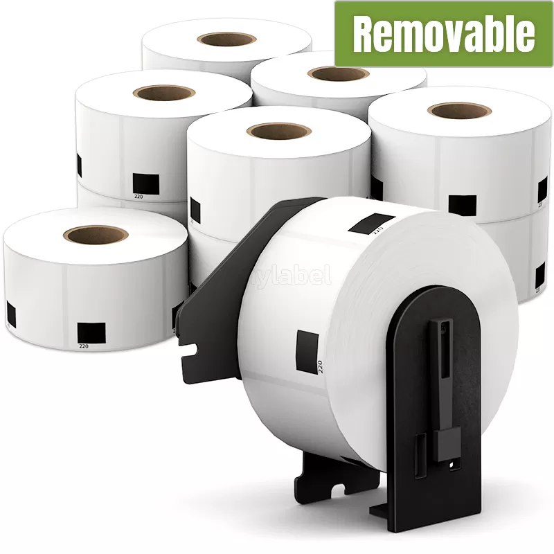 Brother DK-1220 Removable Food Labels 1.5'' x 1.8''