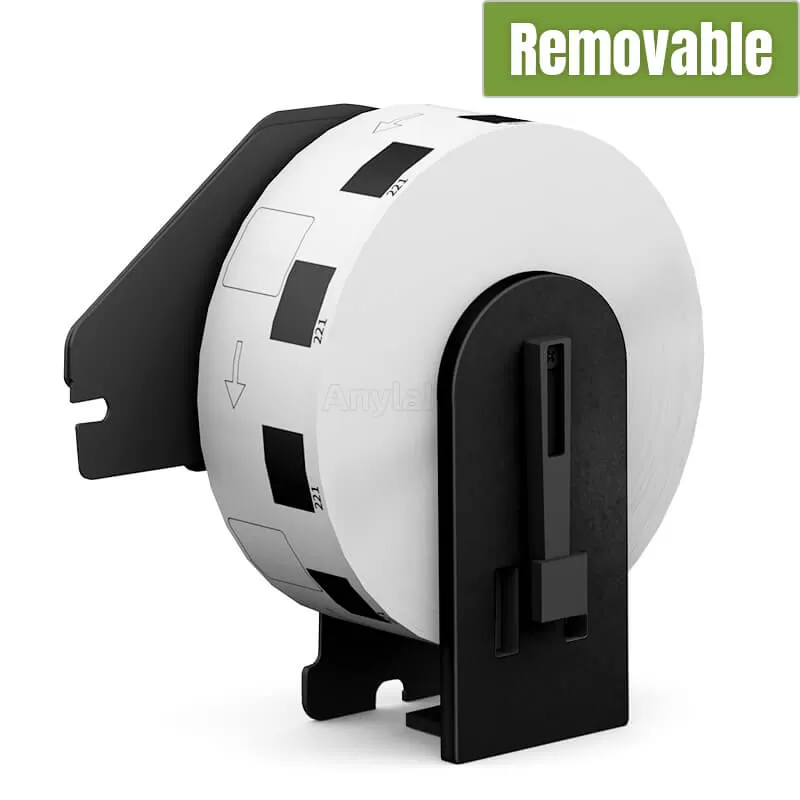 Brother DK-1221 Removable Square Labels 0.9