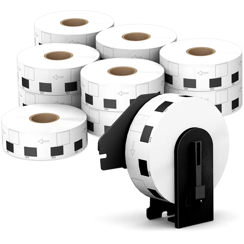 Brother DK-1221 Square Labels 0.9'' x 0.9''