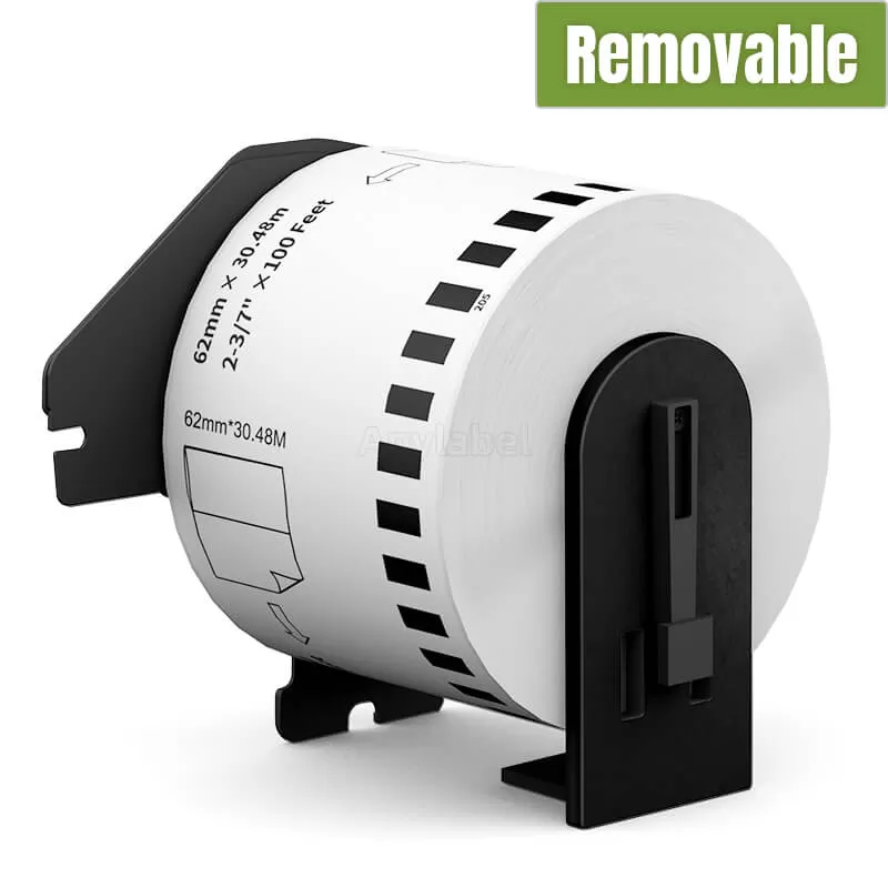 Brother DK-2205 Continuous Removable Labels 2.4'' x 100''