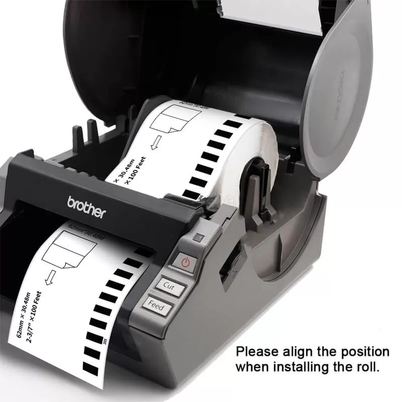 brother dk 2205 green continuous labels 4 x 100 supplier