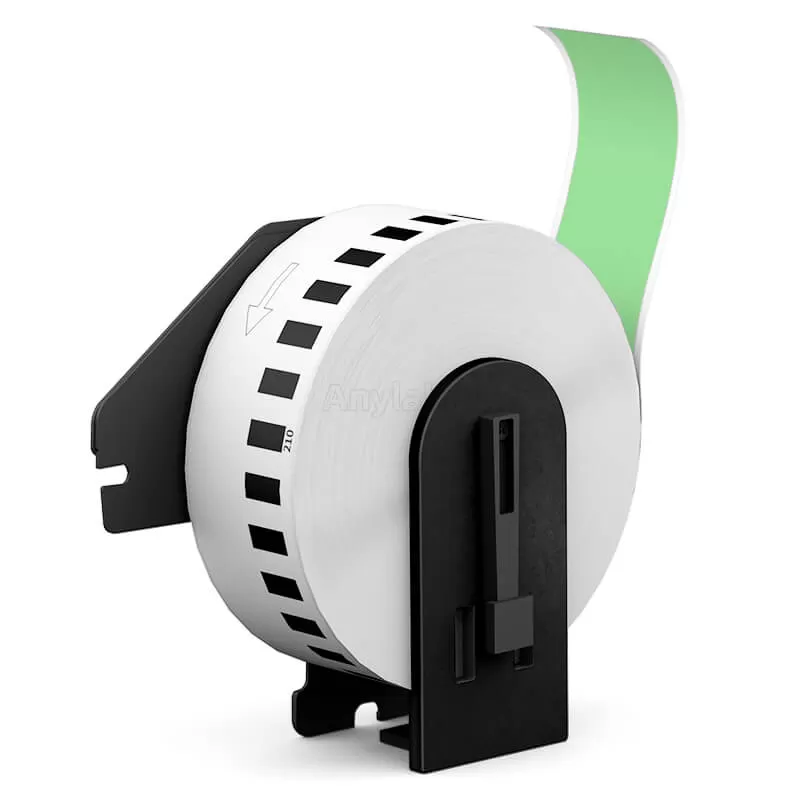 Brother DK-2210 Green Continuous Labels 1.1'' x 100''