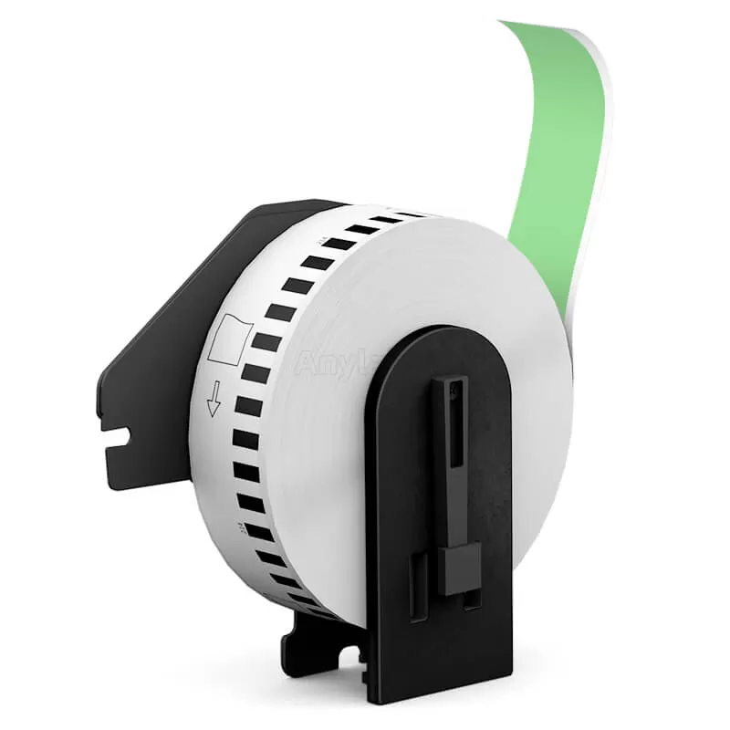 Brother DK-2214 Green Continuous Labels 0.47'' x 100''