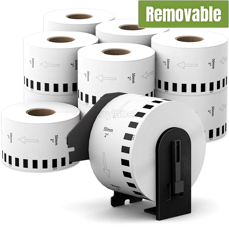 Brother DK-2223 Continuous Removable Labels 1.9'' x 100''