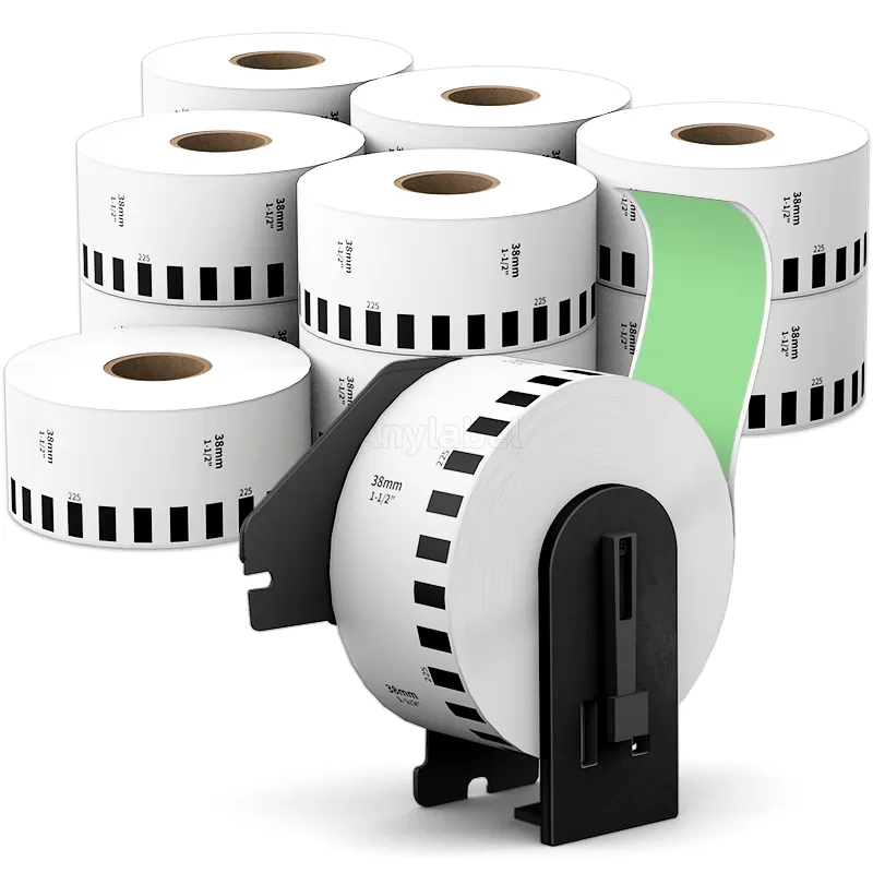 Brother DK-2225 Green Continuous Labels 1.4'' x 100''