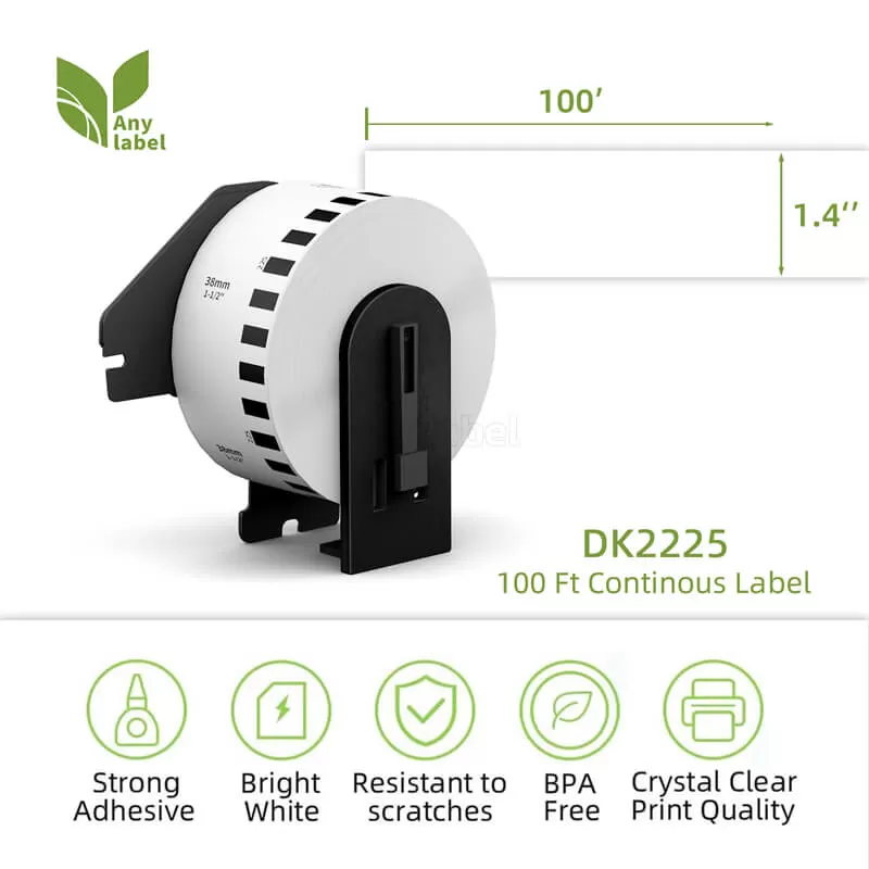 brother dk 2225 continuous labels 1 4 x 100 company