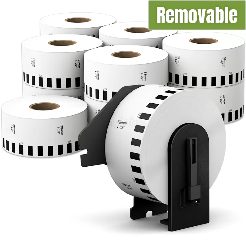 Brother DK-2225 Continuous Removable Labels 1.4'' x 100''