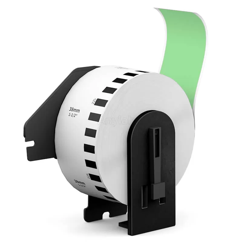 Brother DK-2225 Green Continuous Labels 1.4'' x 100''