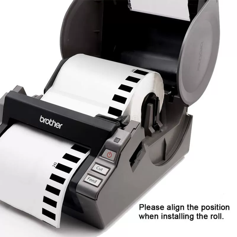 brother dk 2243 green continuous removable labels 4 x 100 supplier