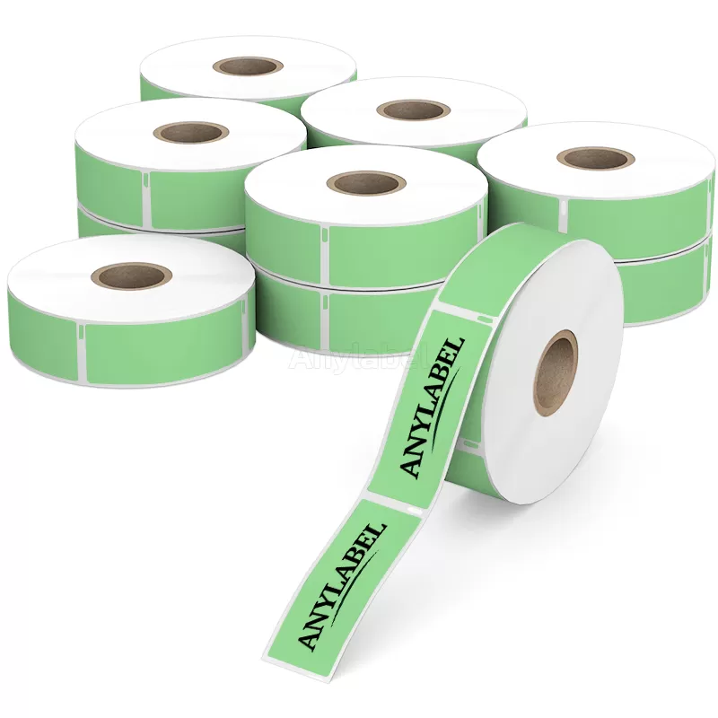 Dymo 1738595 Compatible Green Labels 3/4'' x 2-1/2''