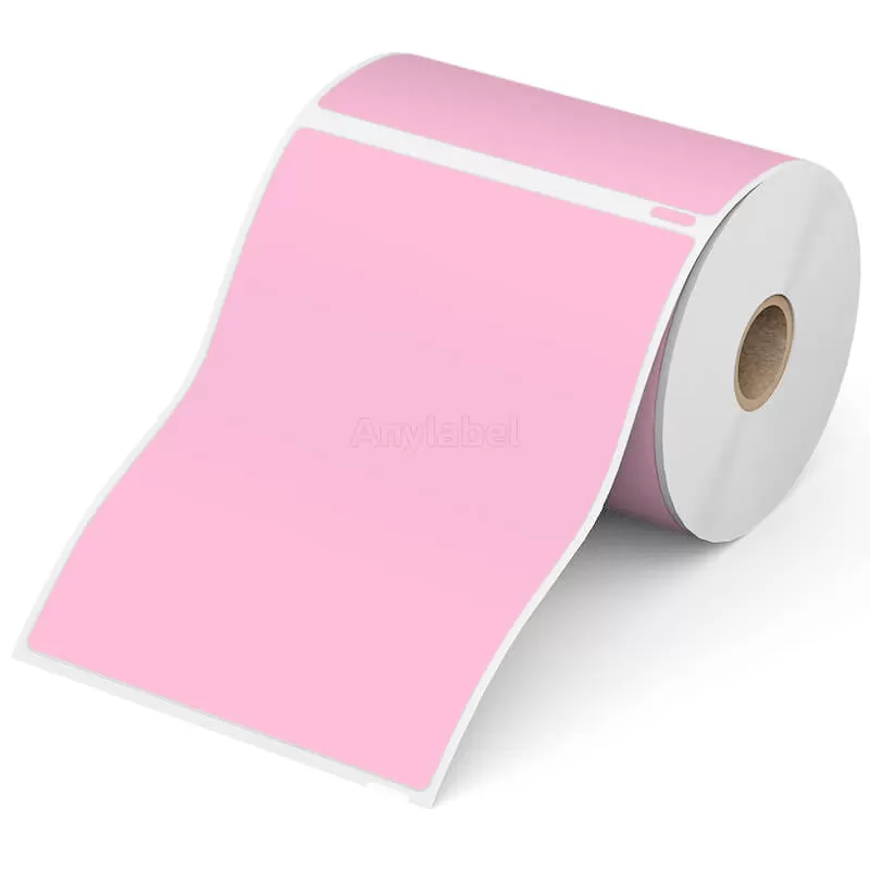 Dymo 1744907 Compatible Pink Shipping Labels 4'' x 6''