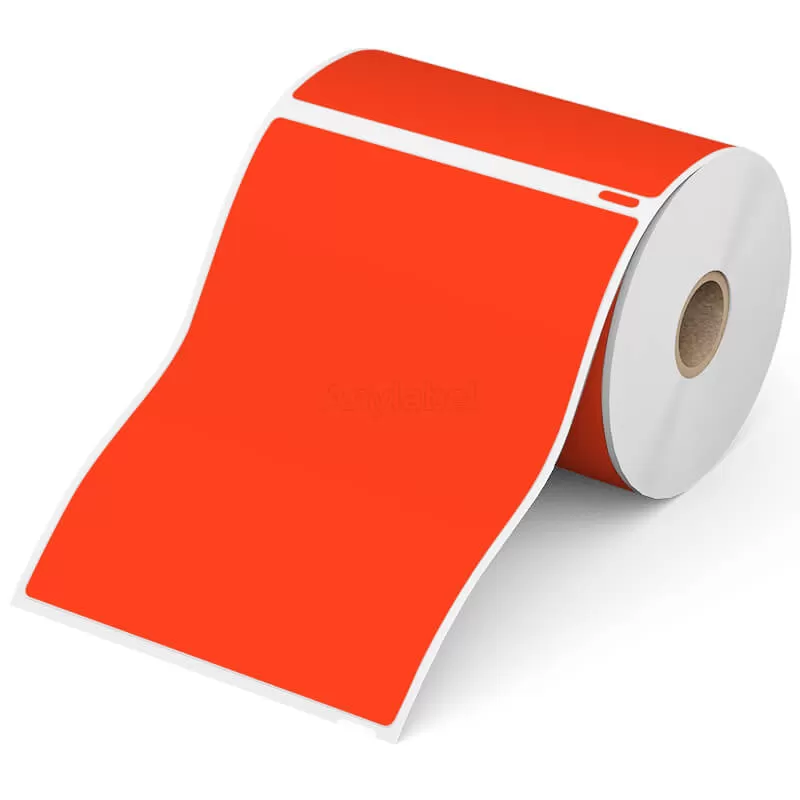 Dymo 1744907 Compatible Red Shipping Labels 4'' x 6''