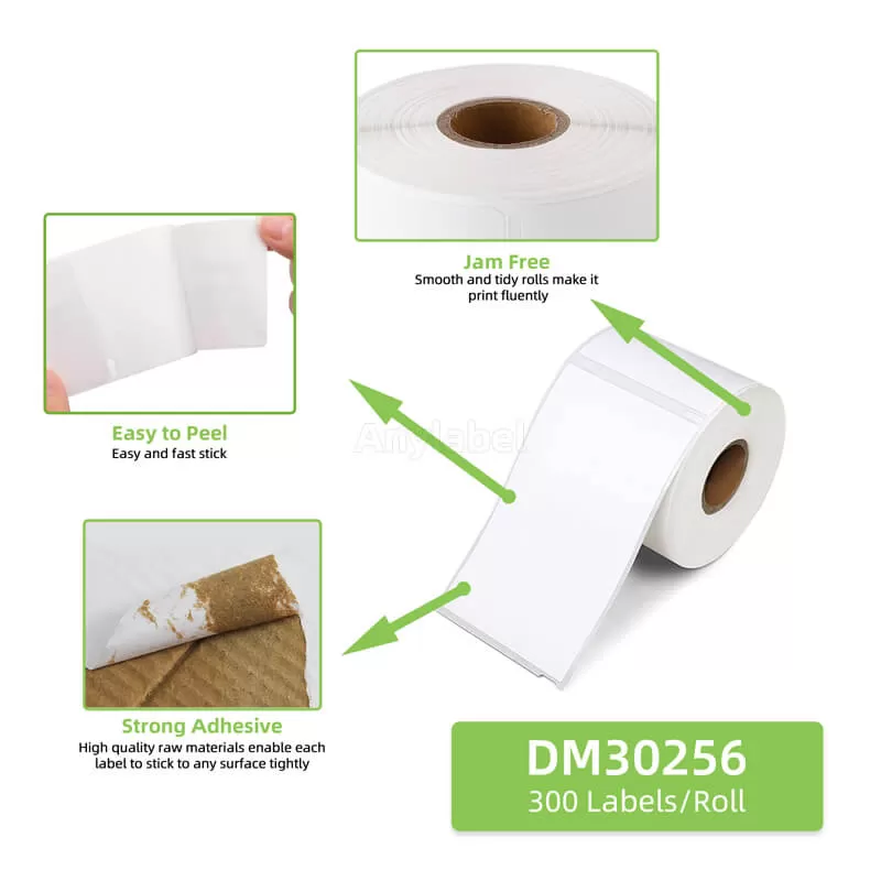 dymo 30256 compatible removable shipping labels 2 5 16 x 4 supplier