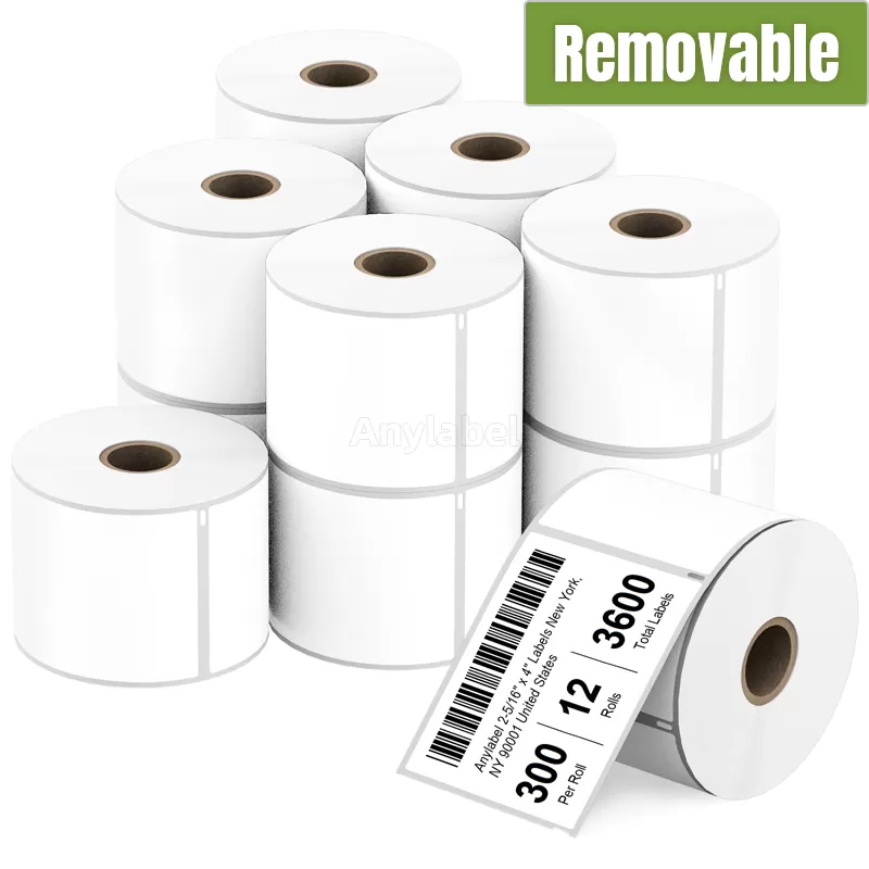 Dymo 30256 Compatible Removable Shipping Labels 2-5/16'' x 4''