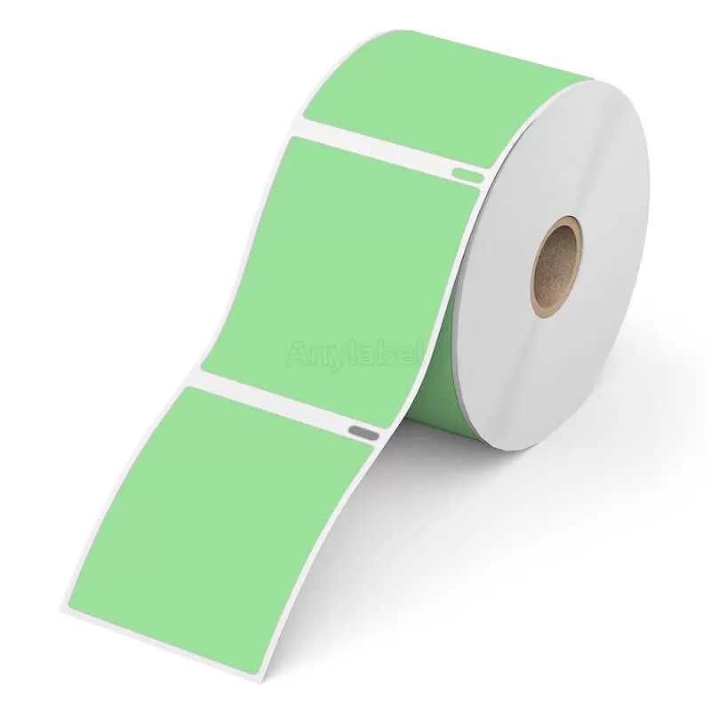 Dymo 30258 Compatible Green Labels 2-1/8'' x 2-3/4''