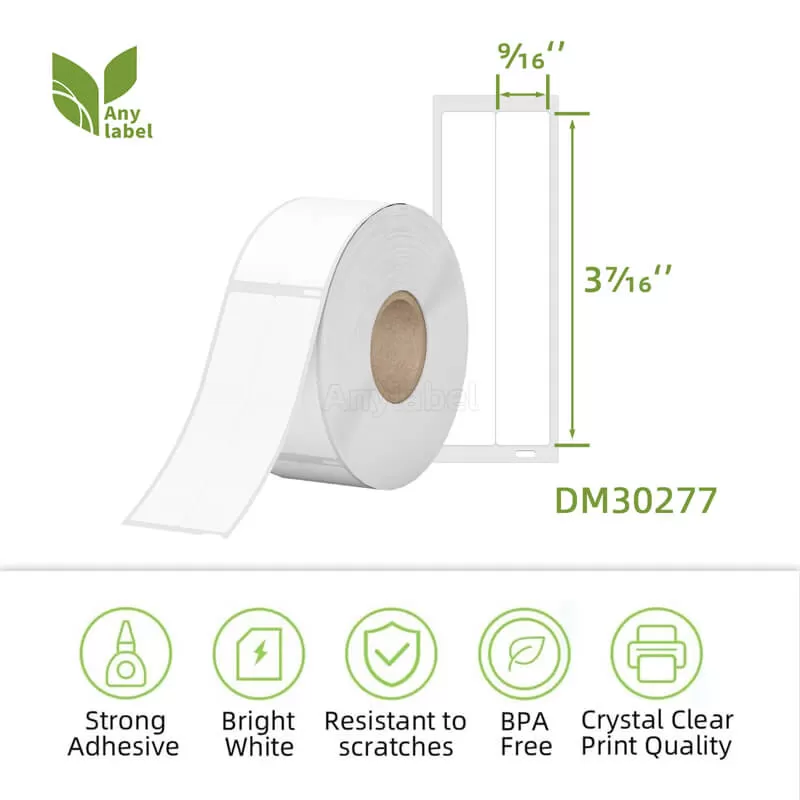 dymo 30277 comaptible 2 up labels 9 16 x 3 7 16 company