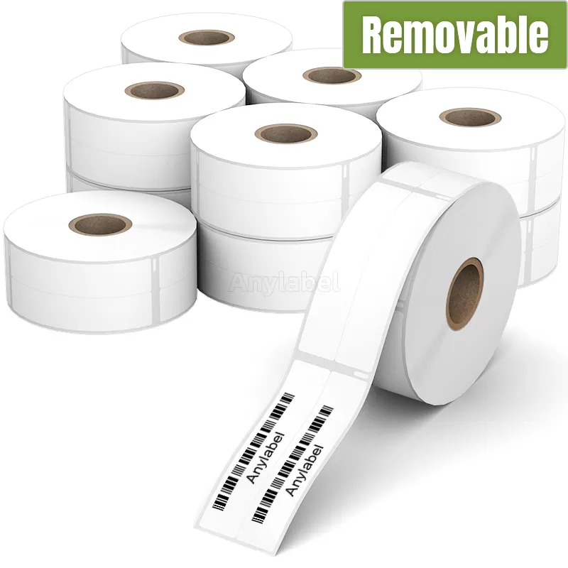 Dymo 30277 Comaptible Removable 2-up Labels 9/16'' x 3-7/16''