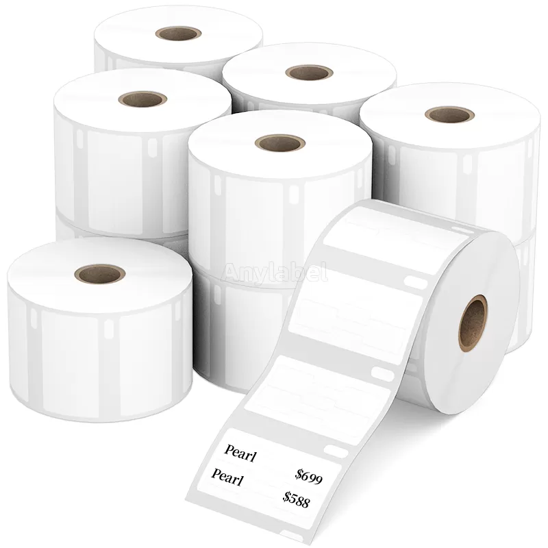 Dymo 30299 Compatible Price Tag 2-up Barbell Labels 3/8'' x 3/4''