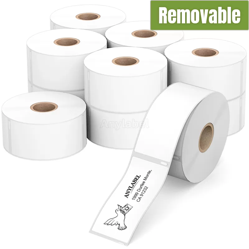 Dymo 30321 Compatible Removable Labels 1-4/10'' x 3-1/2''