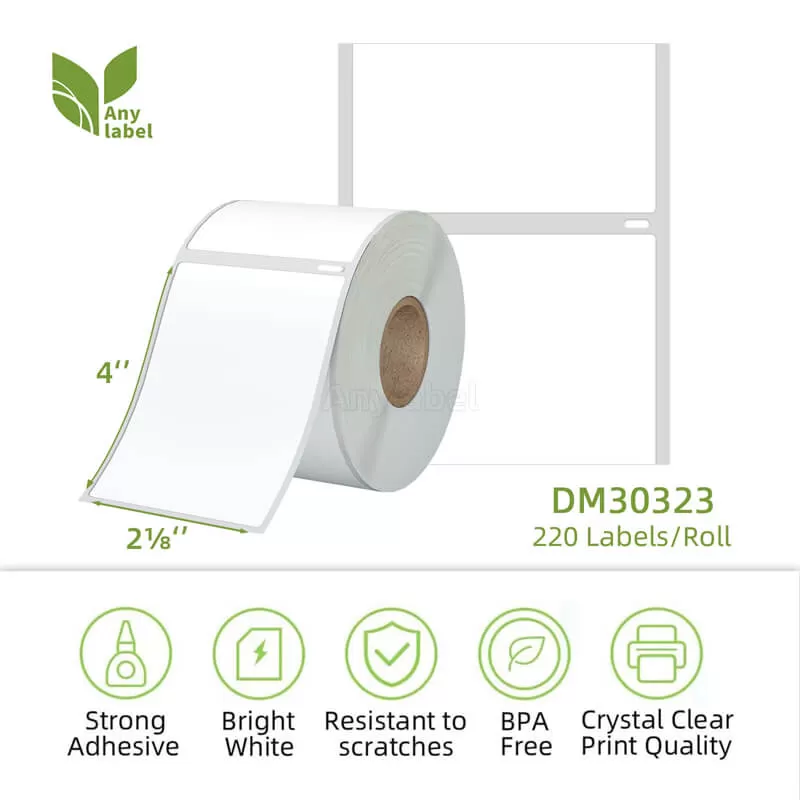 dymo 30323 compatible removable shipping labels 2 1 8 x 4 manufacturer