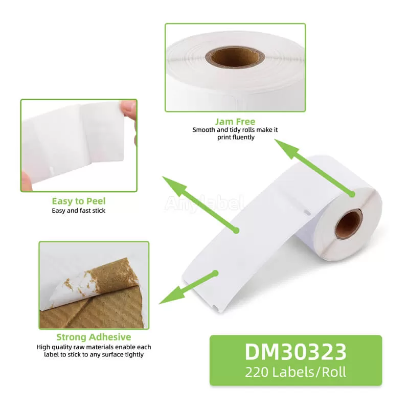 dymo 30323 compatible removable shipping labels 2 1 8 x 4 supplier