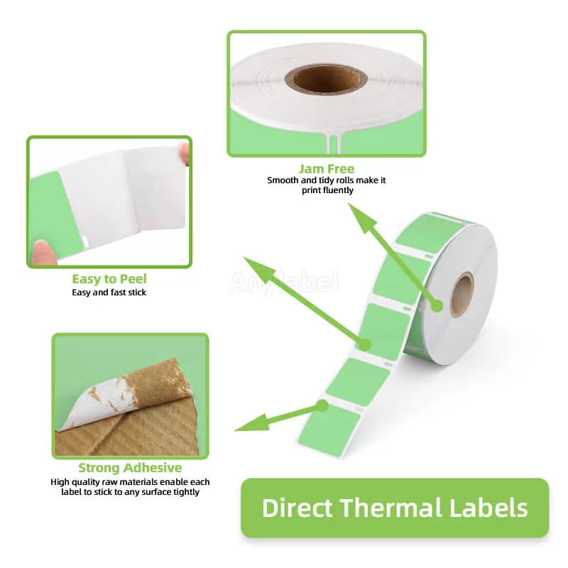 dymo 30332 compatible green square labels 1 x 1 manufacturer
