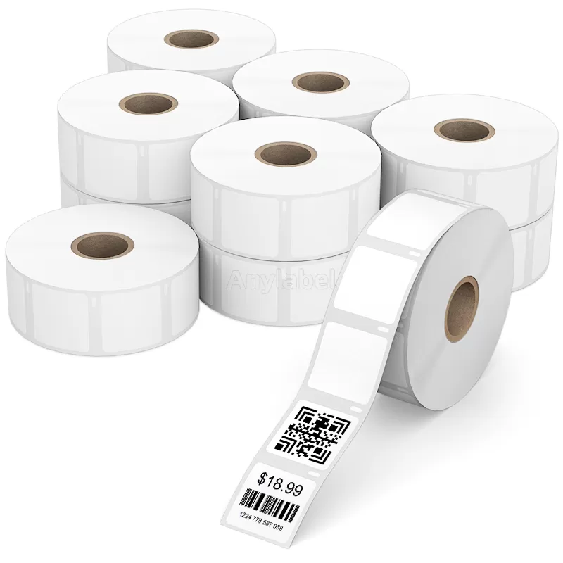 Dymo Compatible 30332 Square Labels 1'' x 1''