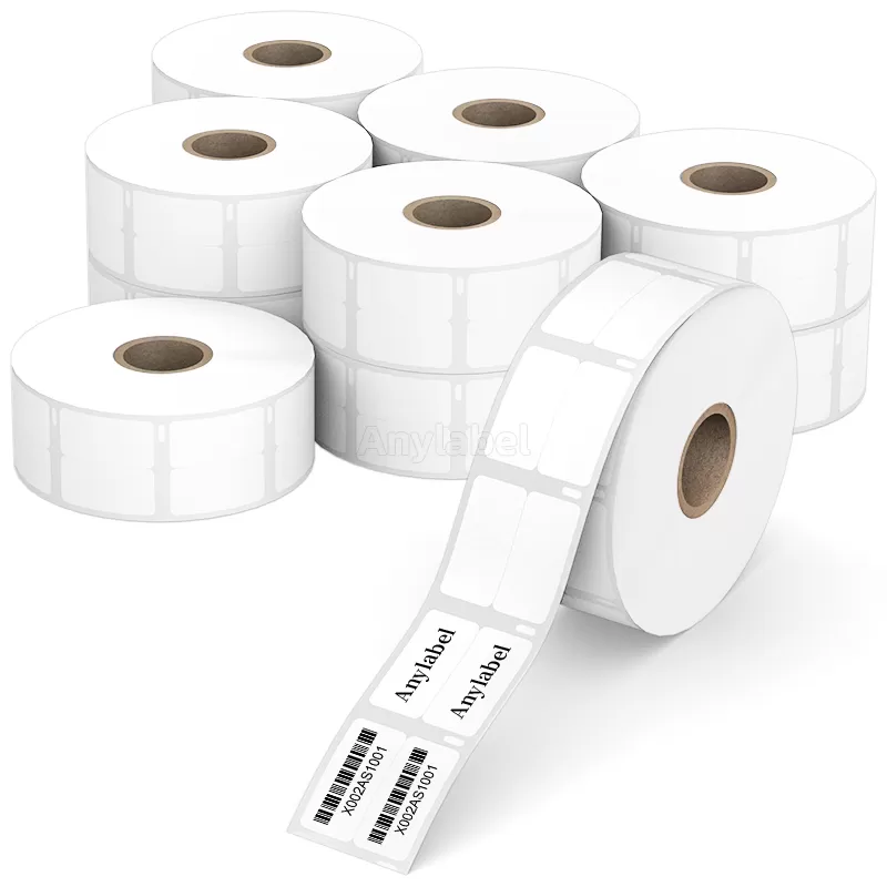 Dymo 30333 Compatible 2-Up Labels 1/2'' x 1''