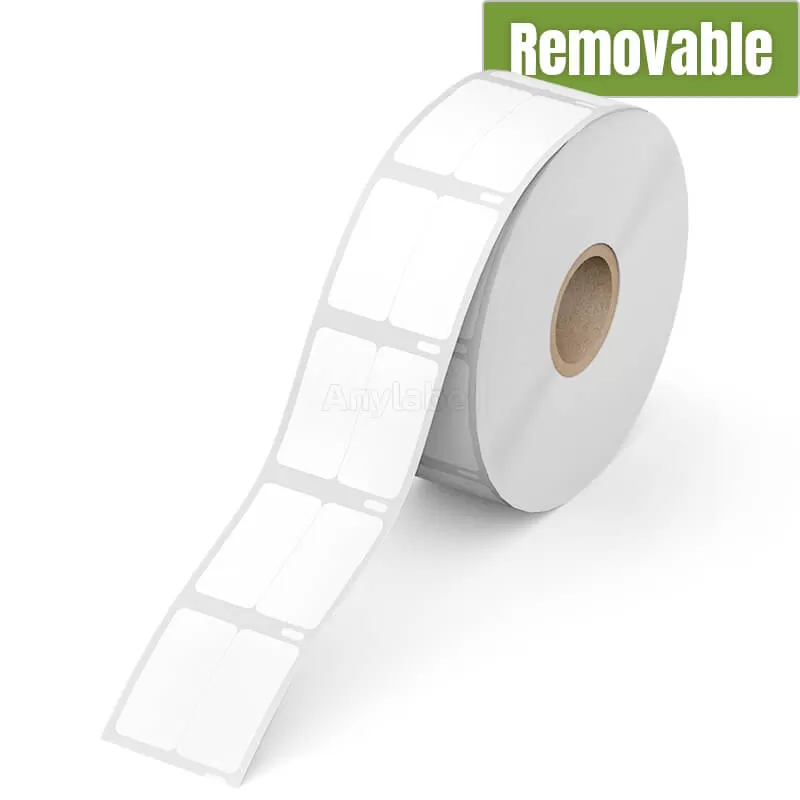 Dymo 30333 Compatible Removable 2-Up Labels 1/2'' x 1''