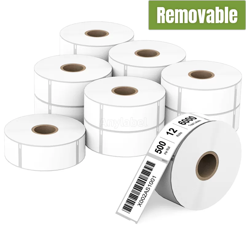 Dymo 30336 Compatible Removable Labels 1'' x 2-1/8''