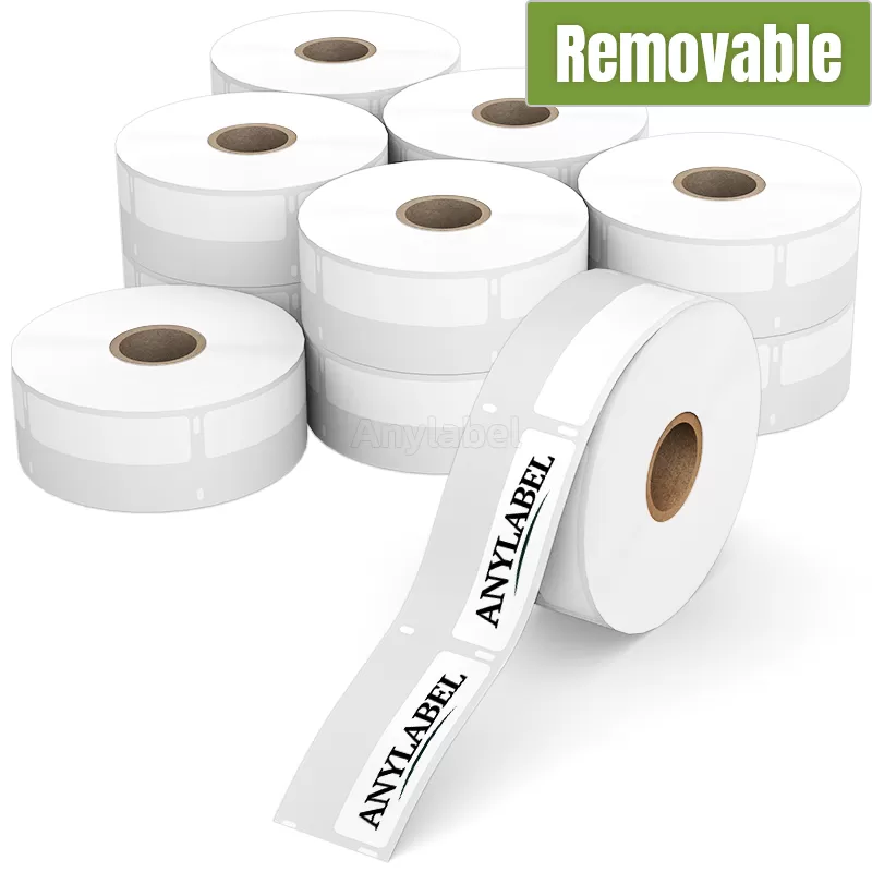 Dymo 30346 Compatible Removable Barcode Labels 1/2'' x 1-7/8''