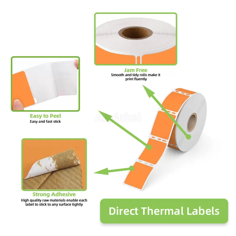 dymo 30347 orange labels 1 x 1 1 2 manufacturer