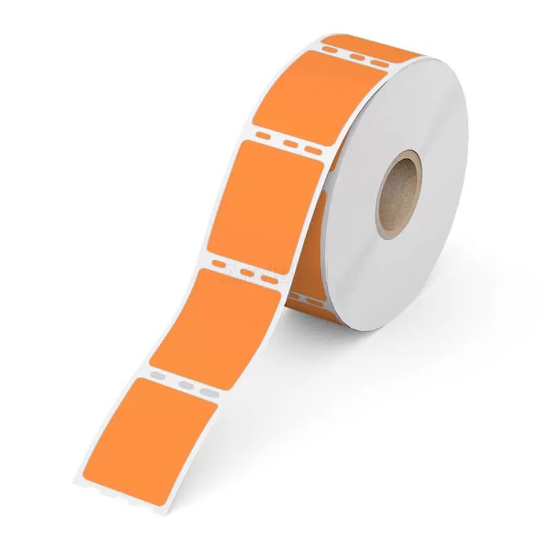 Dymo 30347 Orange Labels 1'' x 1-1/2''